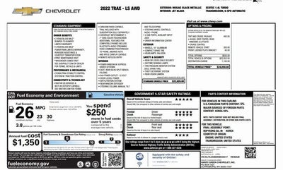 2022 Chevrolet Trax LS